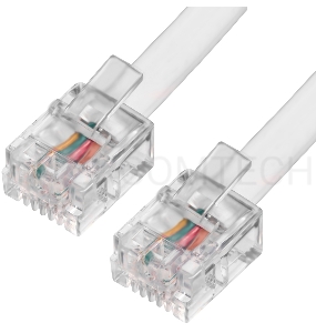 Телефонный шнур Greenconnect удлинитель для аппарата  0.25m GCR-TP6P4C-0.25m, 6P4C (джек 6p4c - jack 6p4c) белый Greenconnect Телефонный шнур удлинитель для аппарата  0.25m GCR-TP6P4C-0.25m, 6P4C (джек 6p4c - jack 6p4c) белый