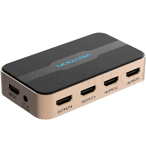 Разветвитель - сплиттер Vention HDMI 19F/4x19F на 4 монитора ACCG0