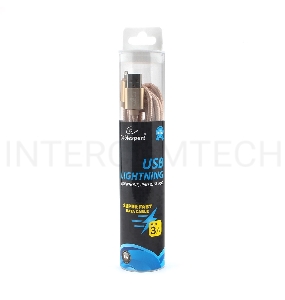 Кабель Cablexpert для Apple CC-U-APUSB02Gd-3M, AM/Lightning, серия Ultra, длина 3м, золотой, блистер