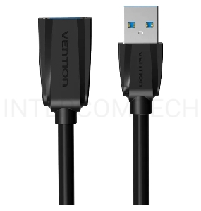 Кабель-удлинитель Vention USB 3.0 AM/AF - 1.5м Black Edition