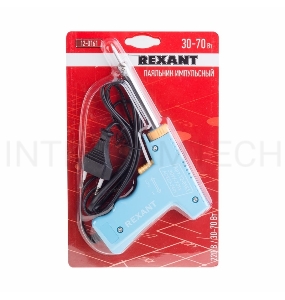 Паяльник-пистолет импульсный REXANT, 30 Вт / 70 Вт, 230 В, серия 