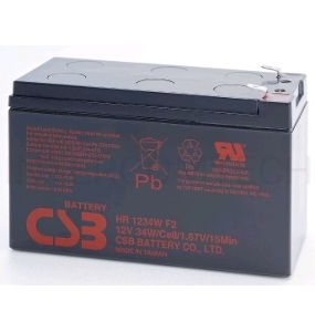 Батарея CSB HR 1234W (12V, 9Ah) клеммы F2