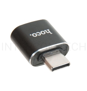 Переходник HOCO UA5 Type-C to USB converter, черный