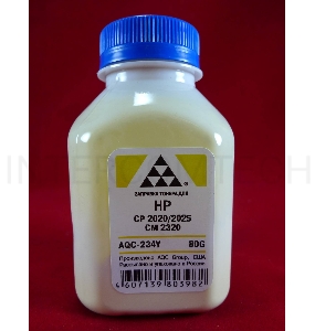 Тонер HP CP2020/2025/CM2320 Yellow, (фл.80г.) AQC фас. Россия