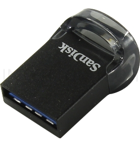 Флеш Диск Sandisk 128Gb ULTRA FIT SDCZ430-128G-G46 USB3.1 черный
