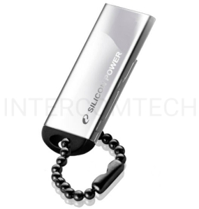 Флеш Диск Silicon Power 8Gb Touch 830 SP008GBUF2830V1S USB2.0 серебристый