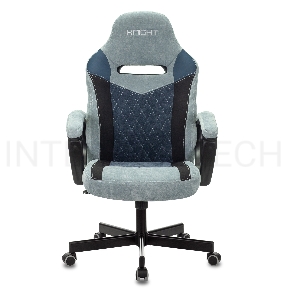 Кресло игровое Бюрократ VIKING 6 KNIGHT BL FABRIC синий крестовина металл/пластик