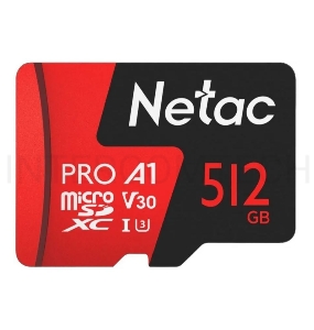 Флеш-накопитель NeTac P500 Extreme Pro MicroSDXC 512GB V30/A1/C10 up to 100MB/s