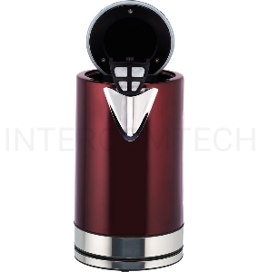 Чайник электрический Scarlett SC-EK21S78 1.7л. 2200Вт бордовый (корпус: нержавеющая сталь)