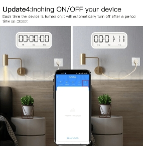 Розетка 1-пост. MOES Smart Socket WK-EU, Wi-Fi, 95-250 В, 16А, встраиваемая IP20, шторки + ЗК, белая
