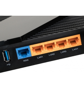 Роутер беспроводной TP-Link Archer AX55 AX3000 10/100/1000BASE-TX черный