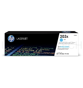 Тонер-картридж HP CF541X (HP 203X) голубой для HP LaserJet M254/M280/M281 2500 страниц.
