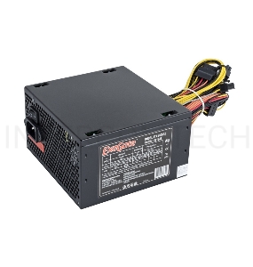 Блок питания 600W Exegate 600NPX, ATX, black, 12cm fan, 24+4pin, 6pin PCI-E, 3*SATA