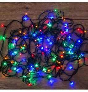 Гирлянда светодиодная универсальная 200 LED Мультиколор 20 метров, с контроллером