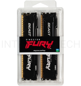 Оперативная память Kingston DRAM 8GB 1866MHz DDR3 CL10 DIMM (Kit of 2) FURY Beast Black EAN: 740617318043
