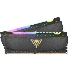 Оперативная память DDR 4 DIMM 64Gb (32Gbx2) PC28800, 3600Mhz, CL20, PATRIOT Viper Steel RGB Kit (PVSR464G360C0K) (retail)