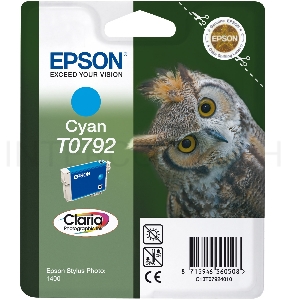Картридж EPSON T0792 голубой повышенной емкости для P50/PX660/PX820/PX830