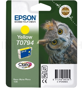 Картридж EPSON T0794 желтый повышенной емкости для P50/PX660/PX820/PX830