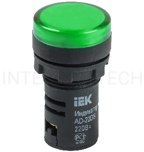 Арматура светосигнальная AD-22DS 12В AC/DC зел. ИЭК BLS10-ADDS-012-K06