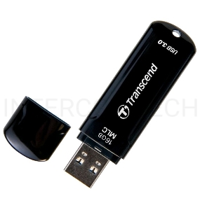 Флеш Диск Transcend 16Gb Jetflash 750 TS16GJF750K USB3.0 черный