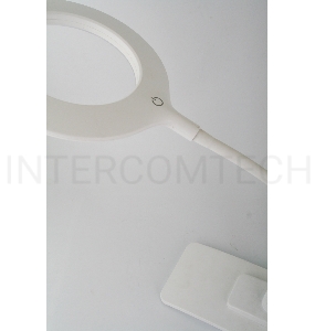 Светильник Camelion KD-814  C01 белый LED (Св-к наст.,основ-е+струб,7 Вт,230В, сенс.вкл.,4 ур.ярк,450 лм,4000К)