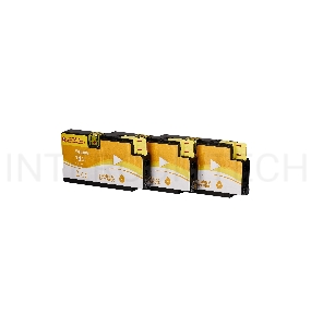 Набор струйных картриджей Sakura CZ136A (№711 Yellow 3-pack) для HP, желтый, 26 мл. (3шт)