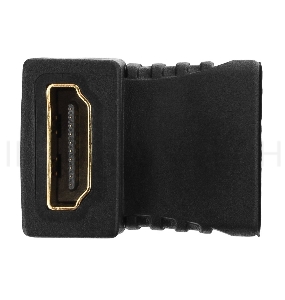 Переходник Gembird Переходник HDMI-HDMI  19F/19F, угловой, золотые разъемы, пакет A-HDMI-FFL