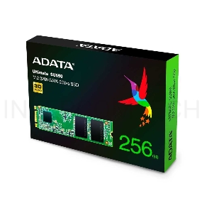 Твердотельный накопитель SSD M.2 2280 256GB ADATA SU650 Client SSD [ASU650NS38-256GT-C] SATA 6Gb/s, 550/500, IOPS 80/60K, MTBF 2M, 3D NAND, 140TBW, 0,5DWPD, RTL