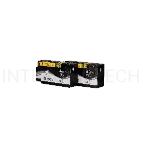 Набор струйных картриджей Sakura P2V31A (№711 2-pack Black) для HP, черный, 73 мл.