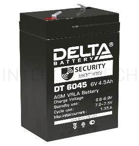Батарея Delta DT 6045 (6V, 4.5Ah)