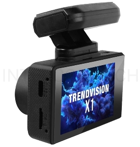 Видеорегистратор TrendVision X1 черный 1080x1920 150гр. GPS MSTAR 8336