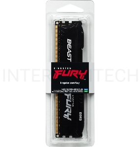Память оперативная Kingston 8GB 1866MHz DDR3 CL10 DIMM FURY Beast Black