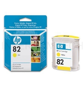Картридж струйный HP №82 C4913A желтый для HP DJ 500/800 (69мл)