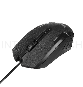Мышь ExeGate SH-9025L5 (USB, оптическая, 1000dpi, 3 кнопки и колесо прокрутки, длина кабеля 2,55м, черная, OEM)