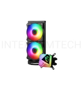 Водяное охлаждение для процессора MAG CORELIQUID C280 2x ARGB Fan, ARGB Block, Color Box (851446)