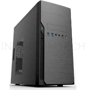 Корпус с блоком питания 450Вт. Case Foxline mATX, 450W, 2xUSB3.0, 2xUSB2.0, powercord