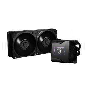Водяное охлаждение для процессора MSI MEG CORELIQUID S280 2X SILENT GALE 140MM FAN,SILENT GALE P14,IPS LC (858230)