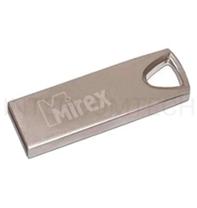 Флеш Диск 16GB Mirex Intro, USB 2.0, Металл