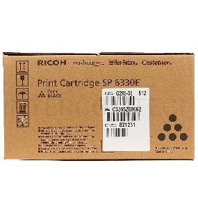 Тонер-картридж Ricoh SP 6330E черный для Aficio SP 6330N 20000 страниц