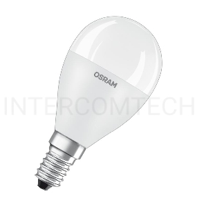 Светодиодная лампа LED STAR Classic P 8W, матовая колба, Е14 LSCLP75 8W/840 230V E14 10X1  RU   | 4058075210837 | Osram