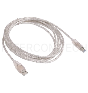 Кабель USB2.0 Buro USB2.0-AM/BM-3-TRANS USB A (m)/USB B (m) 3м
