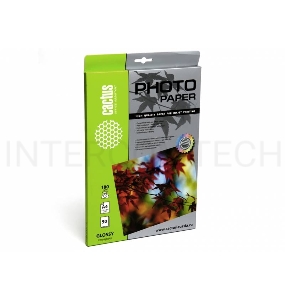 Фотобумага Cactus CS-GA418050 A4/180г/м2/50л. глянцевая для струйной печати