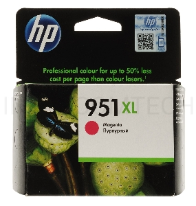 Картридж струйный HP №951XL CN047AE пурпурный для HP OJ Pro 8100/8600 (1500стр.)