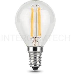 Лампа светодиодная Filament Шар E14 7Вт 2700К GAUSS 105801107