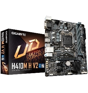 Материнская плата Gigabyte H410M H V2 Soc-1200 Intel H470 2xDDR4 mATX AC`97 8ch(7.1) GbLAN+VGA+HDMI