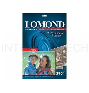 Бумага Lomond 1108200 A4/290г/м2/20л./белый сатин для струйной печати