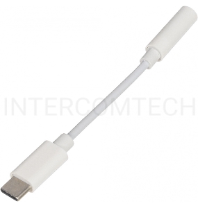 Переходник Buro BHP TPC-JCK USB Type-C (m) Jack 3.5mm (f) белый