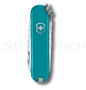 Нож перочинный Victorinox Classic Mountain Lake (0.6223.23G) 58мм 7функц. карт.коробка
