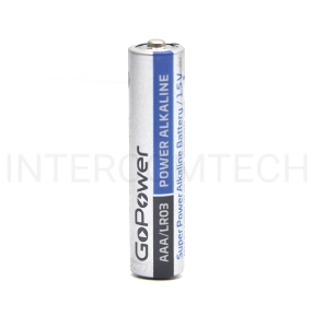Батарейка GoPower LR03 AAA BL10 Alkaline 1.5V (10/60/360) блистер (10 шт.)
