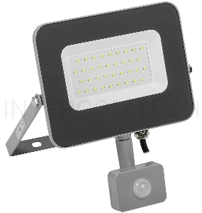 Прожектор Iek LPDO702-30-K03 СДО 07-30Д светодиодный серый с ДД IP44 IEK